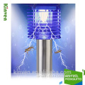 Outdoor Wireless Solar Power Mosquito Killer UV Lamp, Insect Pest Bug Zapper Sensor Light